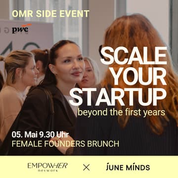 Cover Image for OMR Sideevent Female Founder Brunch | EmpowHerNetwork x JUNE MINDS powered by PwC