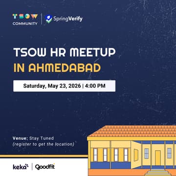 Cover Image for TSOW HR Meetup in Ahmedabad