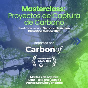 Cover Image for MasterClass: Proyectos de Captura de Carbono