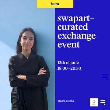 Cover Image for SwapArt – Curated Exchange Event: A new way to collect art, design objects and collectibles