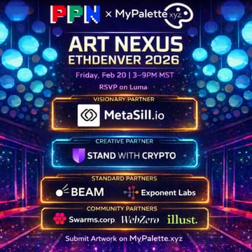 Cover Image for Art Nexus @ ETHDenver 2026 PPN x MyPalette.xyz || MetaSill.io Exhibition || Stand With Crypto