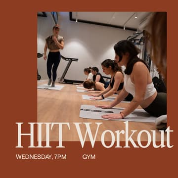 Cover Image for HIIT Workout @ Circles House