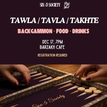 Cover Image for Tawla/Tavla/Takhte - Backgammon Night