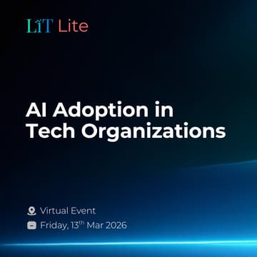 Cover Image for LiT Lite: AI Adoption in Tech Organizations