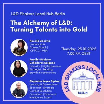 Cover Image for Local Hub Berlin: The Alchemy of L&D - Turning Talents into Gold