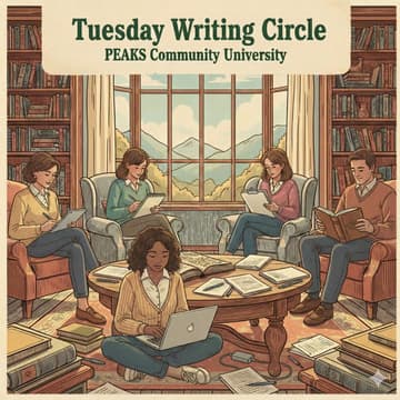 Cover Image for Tuesday Writing Circle - PEAKS Community University