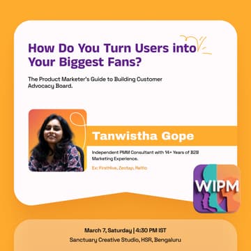 Cover Image for WIPM Session | PMM’s Guide to Building Customer Advocacy Boards