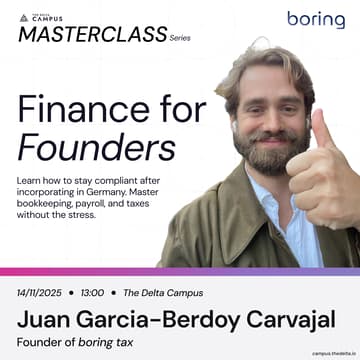 Cover Image for Masterclass: Finance for Founders
