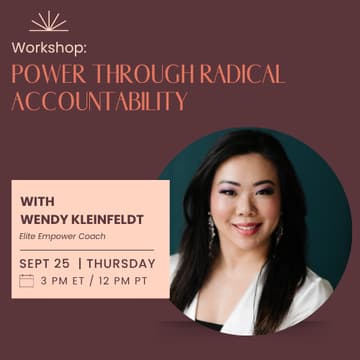 Cover Image for Power through Radical Accountability Workshop with Wendy Kleinfeldt