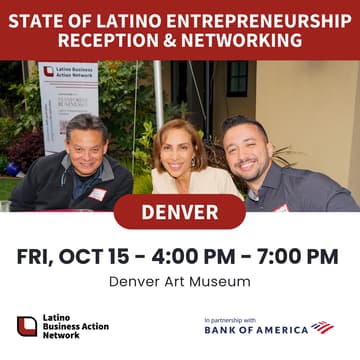 Cover Image for State of Latino Entrepreneurship Reception & Networking | Denver