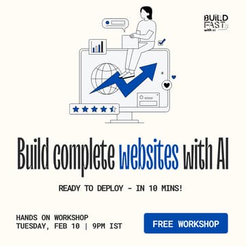 Cover Image for Build websites in 10 Minutes with AI