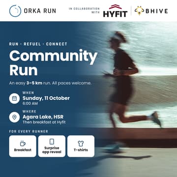 Cover Image for Orka - Community Run | Agara Lake