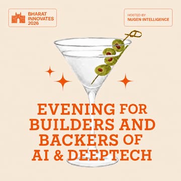 Cover Image for Apéro Evening for Builders and Backers of AI & Deep-Tech [Bharat Innovates 2026]