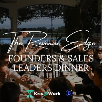 Cover Image for The Revenue Edge: Founders & Sales Leaders Dinner (Seed/Series A+)