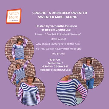 Cover Image for Crochet Rhinebeck Sweater CAL Kick-Off