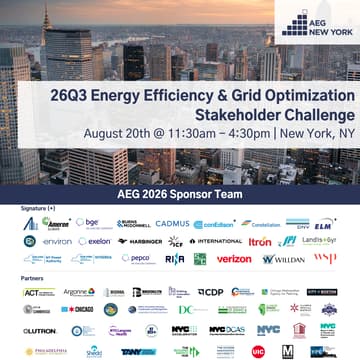Cover Image for AEG New York 26Q3 Stakeholder Challenge: Energy Efficiency & Grid Optimization