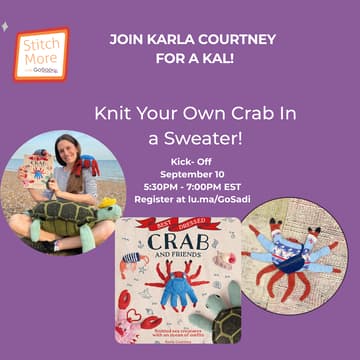Cover Image for Knit Your Own Crab In A Sweater w/ Karla Courtney