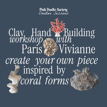 Cover Image for Amsterdam | Coral Forms: Clay Hand Building Workshop Inspired By Coral Reefs with Paris Vivianne