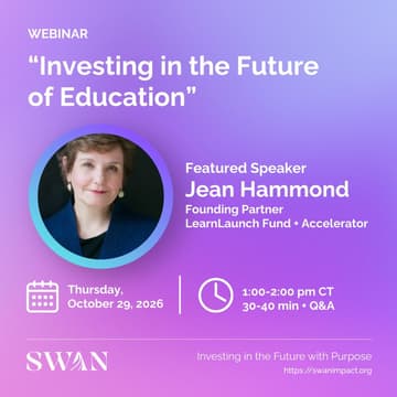 Cover Image for "Investing in the Future of Education" (Webinar)