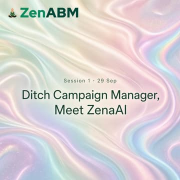 Cover Image for ๐ค Ditch Campaign Manager, Meet ZenaAI