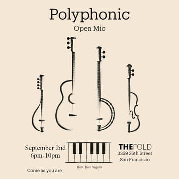 Cover Image for Polyphonic Open Mic