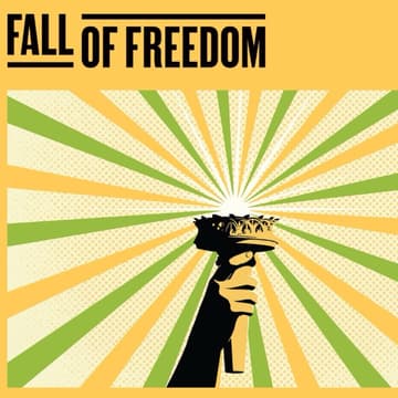 Cover Image for Fall of Freedom: Erasure Poetry Workshop