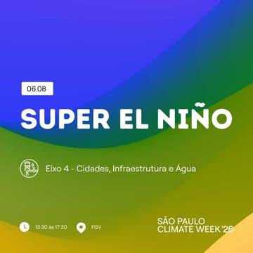 Imagem de capa de Super El Niño: Do Alerta Climático à Ação Urbana
