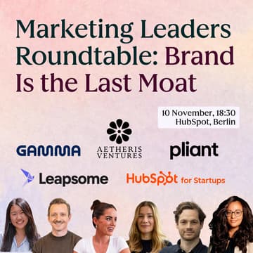 Cover Image for Berlin Marketing Leaders Roundtable | Brand Is the Last Moat: The Revenue Advantage AI Can’t Replicate