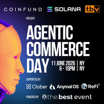 Cover Image for Agentic Commerce Day by Coinfund, Solana & TBV
