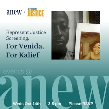 Cover Image for Represent Justice Screening: For Venida, For Kalief