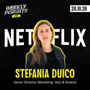 Cover Image for Weekly Insights Live - Con noi Netflix Italia ☕️