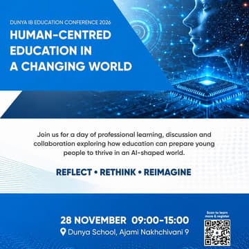 Cover Image for Dunya IB Education Conference 2026: Human-Centred Education in a Changing World