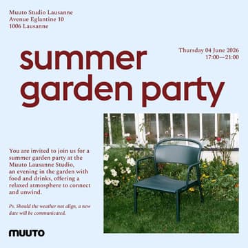 Image de couverture pour summer garden party