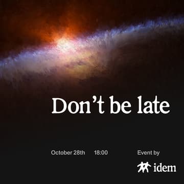 Imatge de portada de Don't be late
