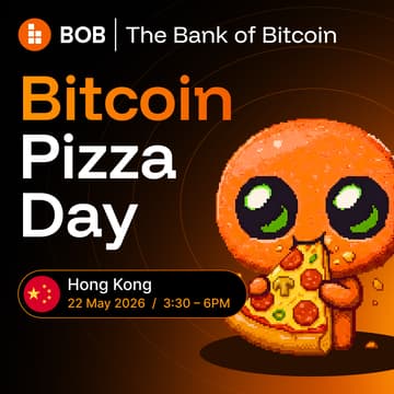 Cover Image for Bitcoin Pizza Day with BOB 🍕