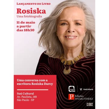 Cover Image for Lançamento do Livro "Rosiska, uma fotobiografia"