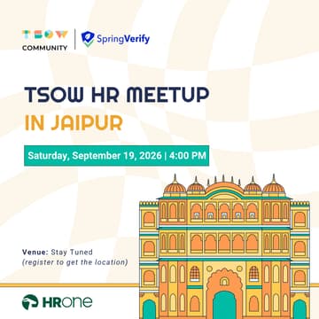 Cover Image for TSOW HR Meetup in Jaipur