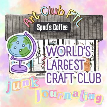 Cover Image for Junk Journaling with the World's Largest Craft Club