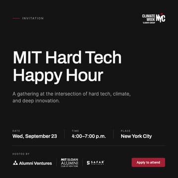Cover Image for MIT Hard Tech Happy Hour