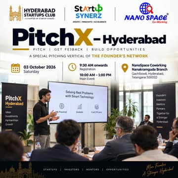 Cover Image for PitchX – Hyderabad