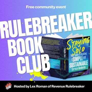 Cover Image for Book club "Staying Solo": Come discuss the solopreneur life with author Maggie Patterson