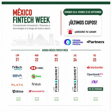 Cover Image for 🇲🇽 México Fintech Week + Finnosummit: ¡Last Call!