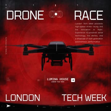 Cover Image for London Tech Week Afterparty - Drone Race hosted by Lumina House
