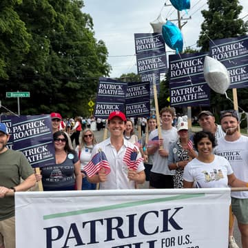 Cover Image for March in Braintree Stars & Stripes Parade with Patrick Roath for Congress!