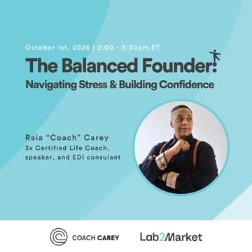 Cover Image for The Balanced Founder: Navigating Stress & Building Confidence with Raia 'Coach' Carey