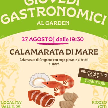 Cover Image for Giovedì gastronomici: calamarata di mare