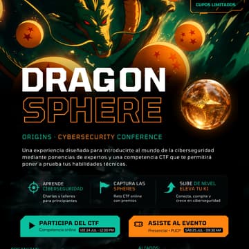 Cover Image for Dragon Sphere Origins: Cyber Security Conference 🐉 Evento Presencial