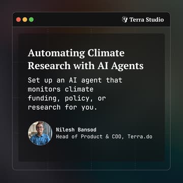 Cover Image for Automating Climate Research with AI Agents