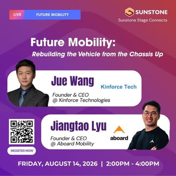 Cover Image for Future Mobility: Rebuilding the Vehicle from the Chassis Up | Sunstone Stage Connects