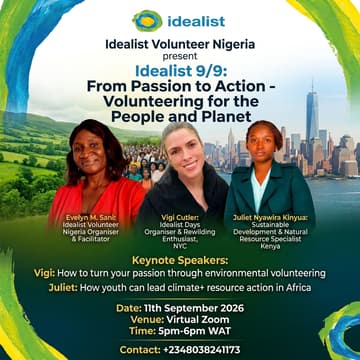 Cover Image for Idealist 9/9: From Passion To Action - Volunteering For The People & Planet